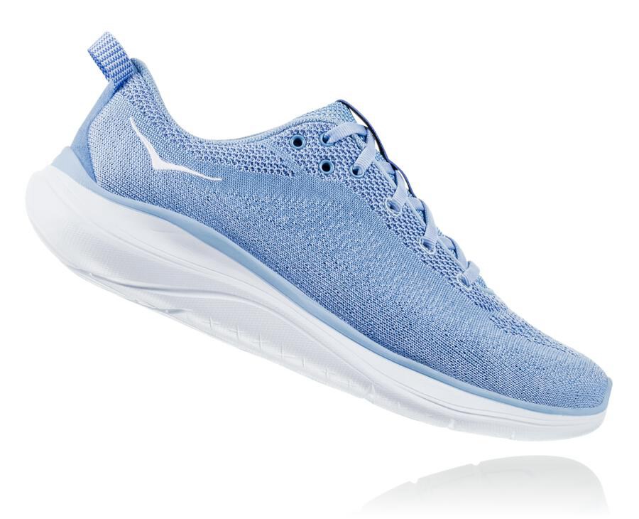 Hoka One One Hardloopschoenen Dames - Hupana Flow - Blauw/Wit - FL9602845